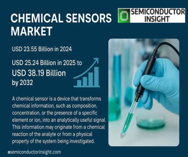 Chemical Sensors Market Size & Key Trends Fueling Industrial Safety