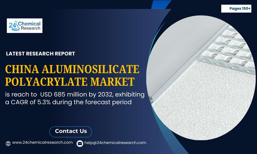 China Aluminosilicate Polyacrylate Market Set to Reach USD 685 Million by 2032, Driven by Construction and Sustainability Demands