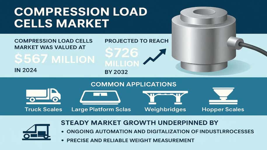 Compression Load Cells Market: Explore Related Outgoing Coverage in semicoductorinsight Domain
