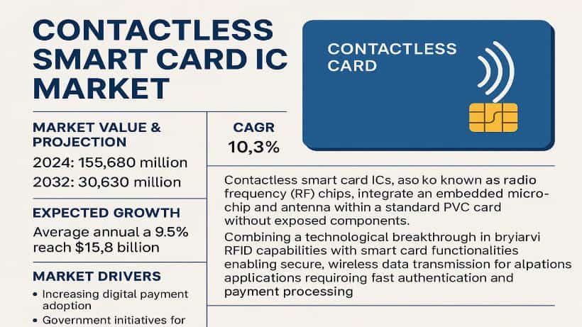 Top Trends and Key Players Steering the Contactless Smart Card IC Market Toward USD 30.63 Billion by 2032