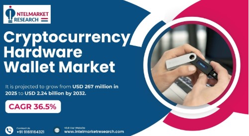 Cryptocurrency Hardware Wallet Market to Surge to USD 2.24 Billion by 2032 | Top Trends & Insights