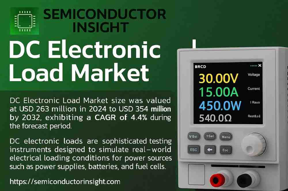 DC Electronic Load Market Size to Reach USD 354 Million by 2032, Growing at 4.4% CAGR