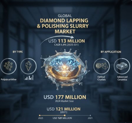 Diamond Lapping and Polishing Slurry Market Growth Analysis, Dynamics, Key Players and Innovations, Outlook and Forecast 2025-2032