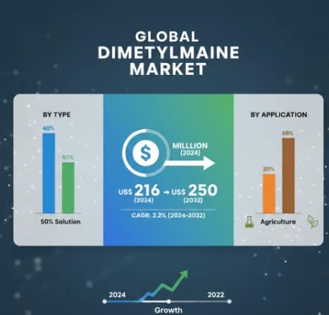 Dimethylamine Market : Global Growth Outlook, Trends, and Forecast 2025–2032