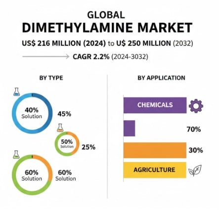 Dimethylamine Market Growth Analysis, Dynamics, Key Players and Innovations, Outlook and Forecast 2025-2032