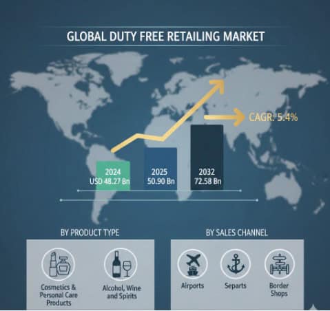 Global Duty Free Retailing Market Growth Analysis, Key Players, Trends, and Forecast 2025-2032