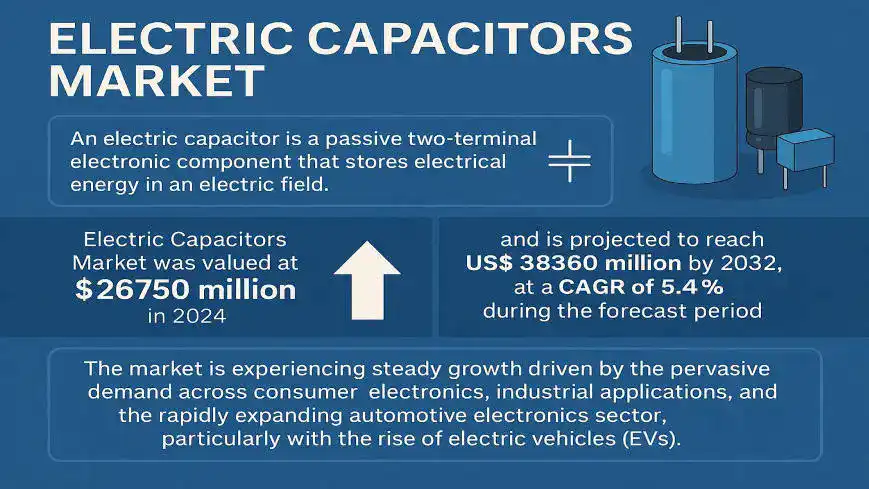 Electric Capacitors Market Size, Top Trends & Key Players Shaping Growth to 2032