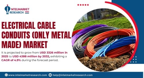 Electrical Cable Conduits (Metal) Market Size to Surpass USD 4.38 Billion by 2032 | Key Drivers & Trends