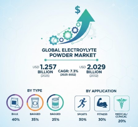 Electrolyte Powder Market Growth Analysis, Dynamics, Key Players and Innovations, Outlook and Forecast 2025-2032