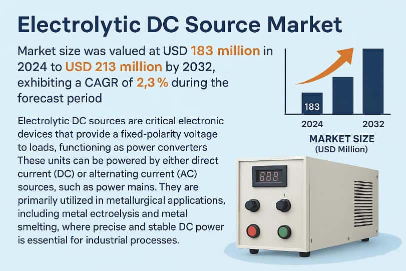 Top Trends and Key Players Driving the Electrolytic DC Source Market Growth by 2032