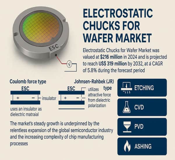 Electrostatic Chucks for Wafer: What Is the Market Outlook to 2030?