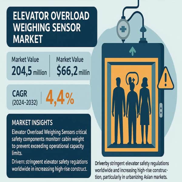 Elevator Overload Weighing Sensor Market: Key Players and Future Growth Trends