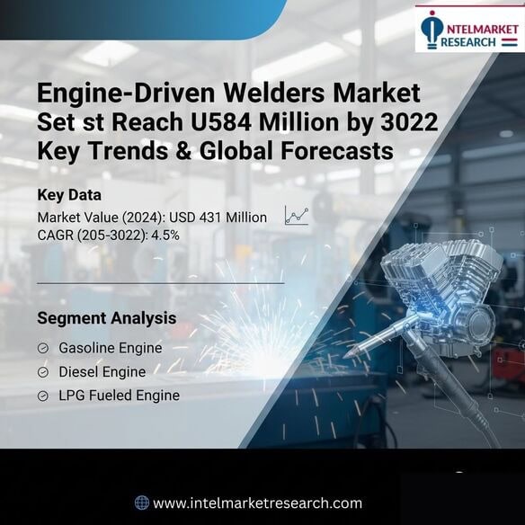 Engine-Driven Welders Market Set to Reach USD 584 Million by 2032 Key Trends & Global Forecasts