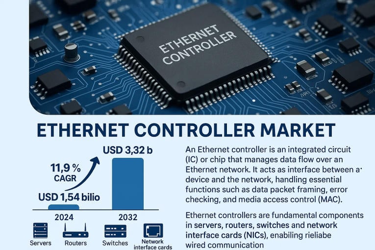 Emerging Trends Shaping the Ethernet Controller Market 2025-2032: Innovations, Growth Drivers, and Competitive Insights