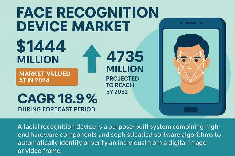 Top Trends and Key Players Steering the Face Recognition Device Market Growth Through 2032