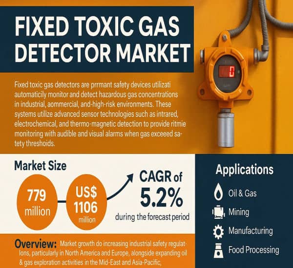 What Is the Future of the Fixed Toxic Gas Detector Market? Key Trends & Growth Outlook