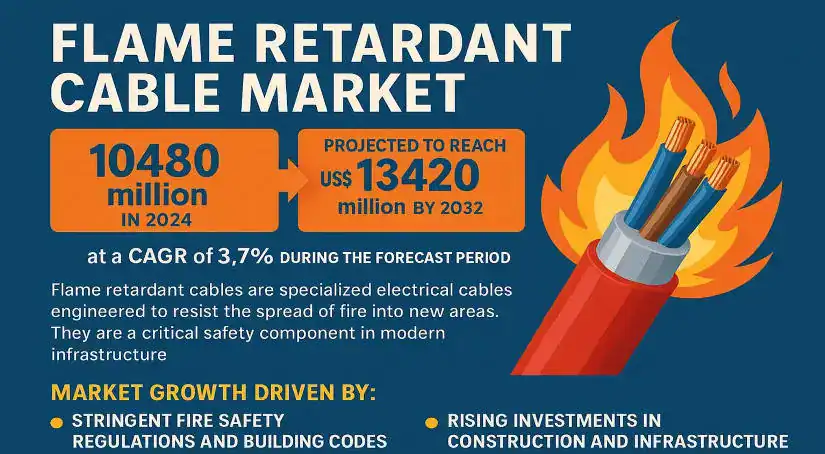 Flame Retardant Cable Market Size & Top Trends: Key Players Driving Growth to 2032