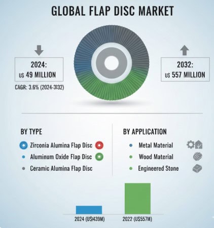 Flap Disc Market Growth Analysis, Dynamics, Key Players and Innovations, Outlook and Forecast 2025-2032