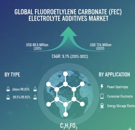 Fluoroethylene Carbonate (FEC) Electrolyte Additives Market Growth Analysis, Dynamics, Key Players and Innovations, Outlook and Forecast 2025–2032