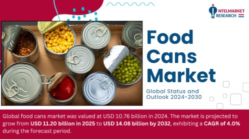 Global Food Cans Market to Reach USD 14.08B by 2032 | Key Trends & Insights