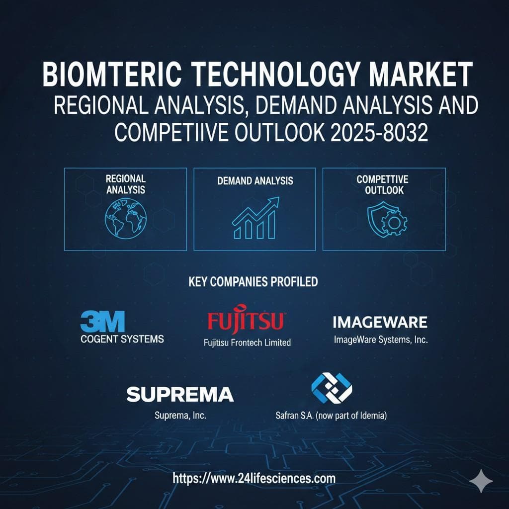 Biometric Technology Market Size to Reach USD 14.77 Billion by 2032 | Key Trends & Forecasts