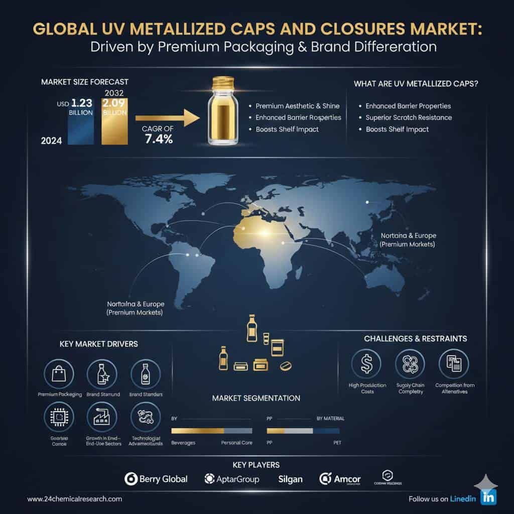 Global UV Metallized Caps and Closures Market Demonstrates Robust Growth, Driven by Premium Packaging and Brand Differentiation