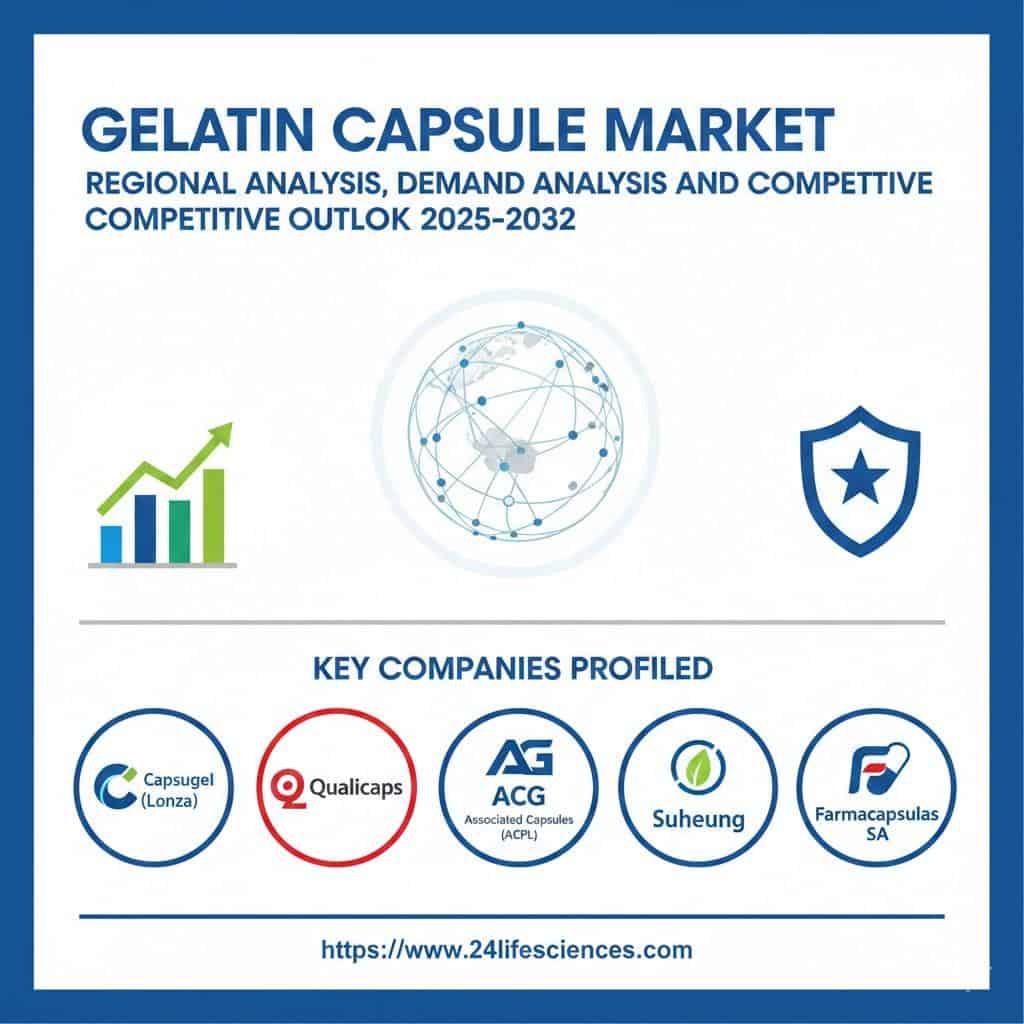 Global Gelatin Capsule Market to Reach USD 3.34 Billion by 2031 | Growth Outlook, Key Players & Strategic Insights