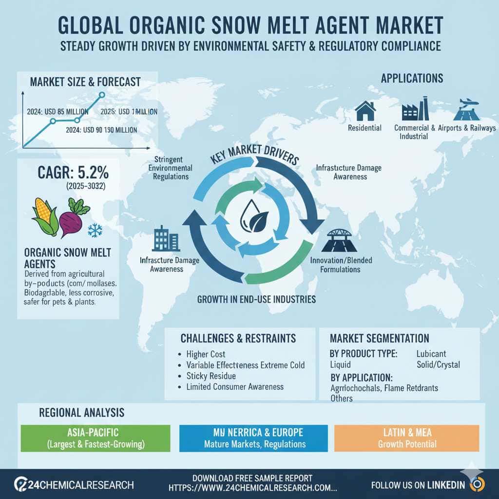 Global Organic Snow Melt Agent Market Sees Stable Growth, Driven by Environmental Safety and Regulatory Compliance