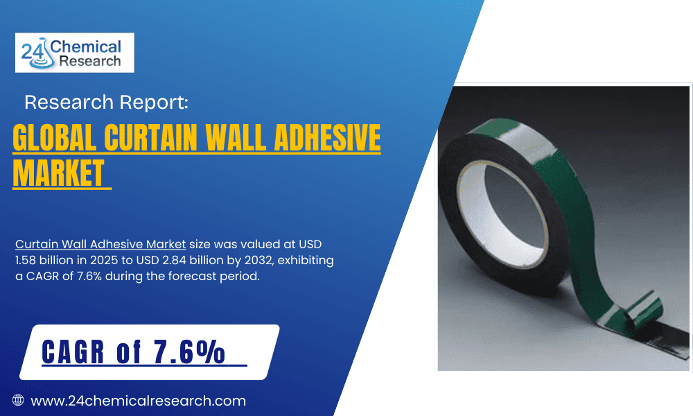 Curtain Wall Adhesive Market to Reach USD 2.84 Billion by 2032, Driven by Commercial Construction and Architectural Innovation