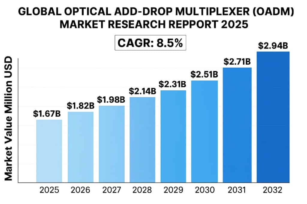 Optical Add-Drop Multiplexer (OADM) Market Size, Top Trends, and Key Players Outlook to 2032