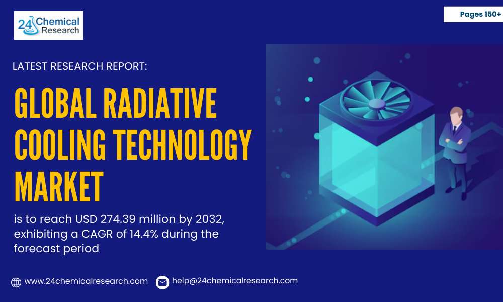 Radiative Cooling Technology Market to Reach USD 274.39 Million by 2032 | 14.4% CAGR Growth
