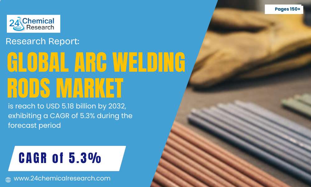 Arc Welding Rods Market Size to Reach USD 5.18 Billion by 2032 | 5.3% CAGR Growth