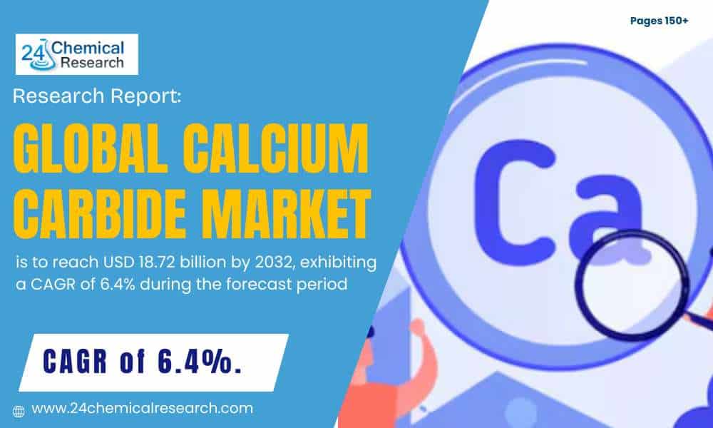 Global Calcium Carbide Market to Reach USD 18.72 Billion by 2032, Driven by Steel and Chemical Industries
