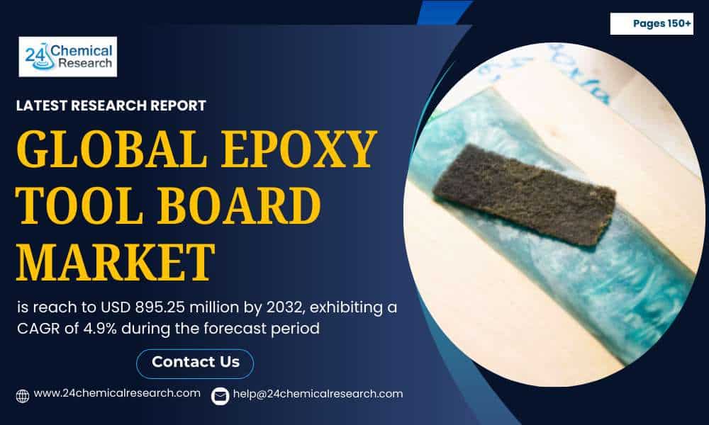 Why Epoxy Tool Board Market is Growing at 4.9% CAGR to USD 895.25 Million by 2032