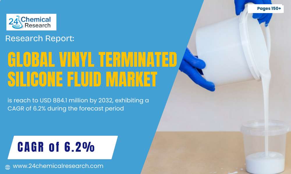 Top 7 Companies Leading Vinyl Terminated Silicone Fluid Market to USD 884.1 Million by 2032