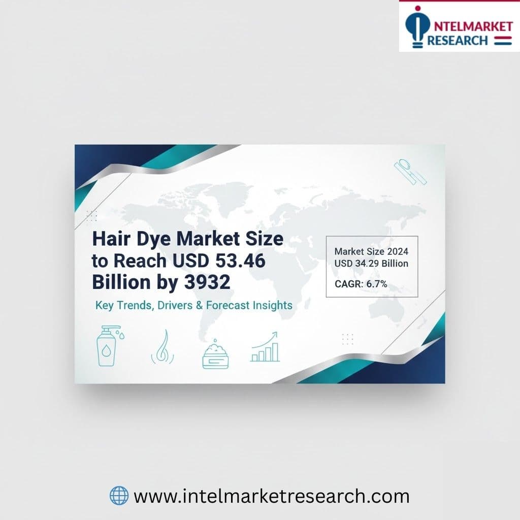 Hair Dye Market Size to Reach USD 53.46 Billion by 2032 Key Trends, Drivers & Forecast Insights