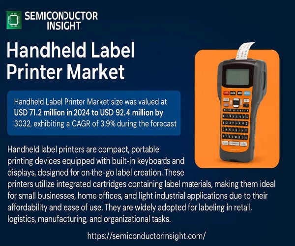 Handheld Label Printer — Handheld Label Printer Market: Top Trends & Key Players