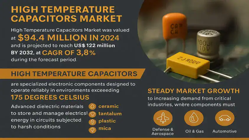 High Temperature Capacitors Market Size, Top Trends, and Key Players Outlook to 2032