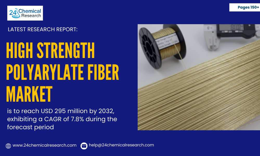 High-strength Polyarylate Fiber Market surges to USD 295 million by 2032 at 7.8% CAGR