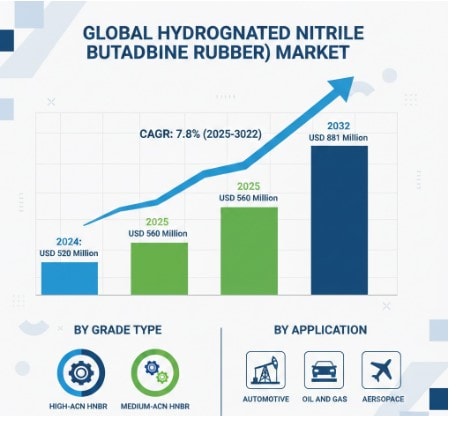 Hydrogenated Nitrile Butadiene Rubber (HNBR) Market Growth Analysis, Dynamics, Key Players, and Innovations, Outlook and Forecast 2025-2032