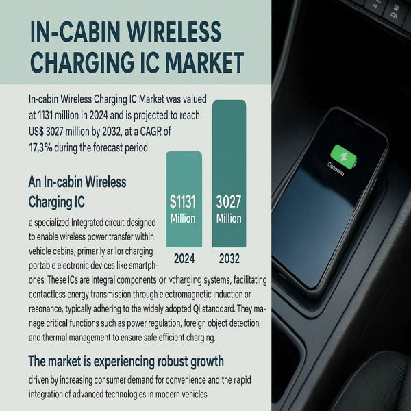 In-cabin Wireless Charging IC Market: Top Trends, Key Players & Market Size Forecast to 2032