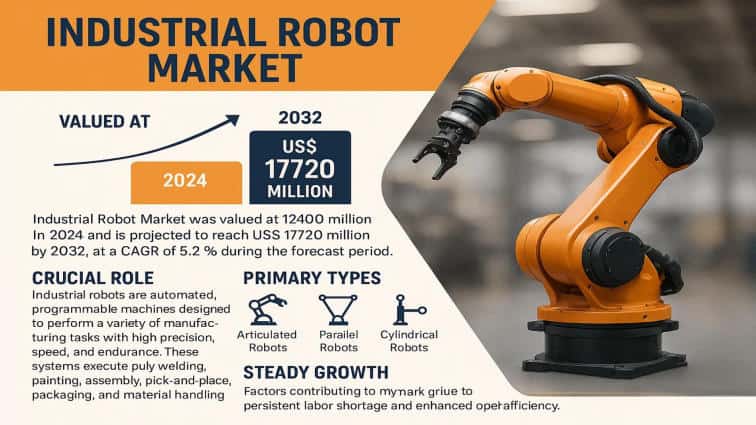 Industrial Robot Market: Global Industry Growth Outlook and Opportunities 2032