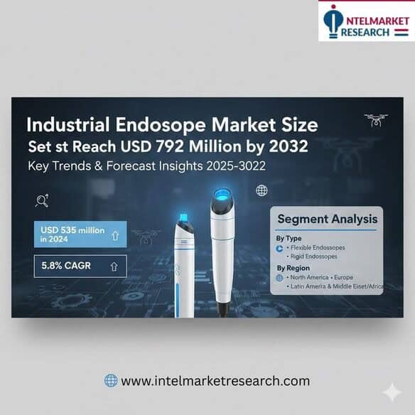 Industrial Endoscope Market Size Set to Reach USD 792 Million by 2032 Key Trends & Forecast Insights 2025–2032