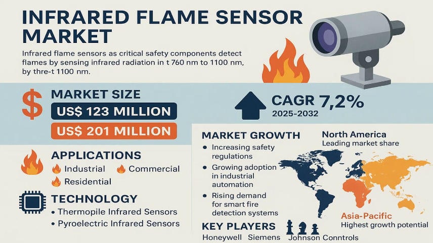 Top 5 Emerging Trends Driving Infrared Flame Sensor Market Growth to USD 201 Million by 2032