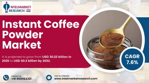 Instant Coffee Powder Market Set to Surpass USD 50 Billion by 2032 | Key Trends & Leading Players