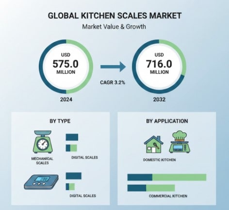Kitchen Scales Market Growth Outlook 2025–2032: Trends, Size & Key Players