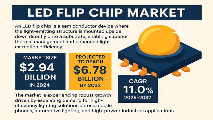 LED Flip Chip Market: Global Business Strategies, Market Size, and Forecast 2025–2032