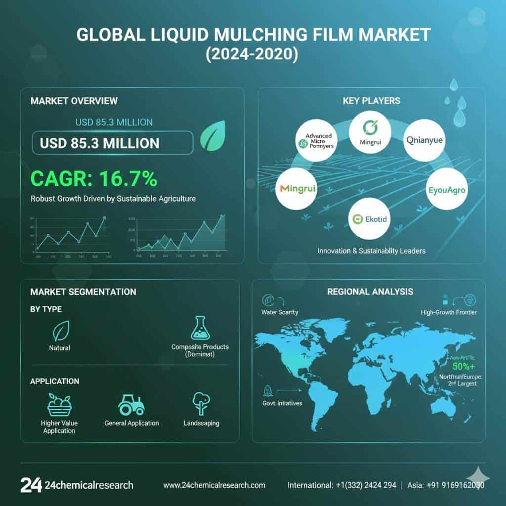 Global Liquid Mulching Film Market to Reach USD 215 Million by 2030 at 16.7% CAGR Driven by Sustainable Farming Trends