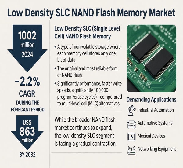 Low-Density SLC NAND Flash Memory: Market Size & Emerging Trends