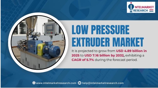 Low Pressure Extruder Market Size Set to Surpass USD 7.16 Billion by 2032 | Growth Drivers & Trends